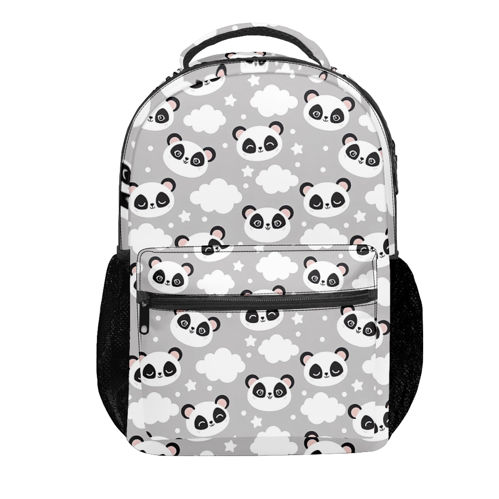 Cartoon Panda Backpacks for School Girls and Boys Backpack Teenage