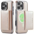 thumbnail image 1 of Casus Funda Tipo Cartera Para Iphone 16 Pro Max Compatible Con Magsafe Para Hombres Y Mujeres Funda Magnética Desmontable Para Teléfono Con Ranura Para Tarjetas Para Iphone 16 Pro Max 6,9 Pulgadas (Or, 1 of 5