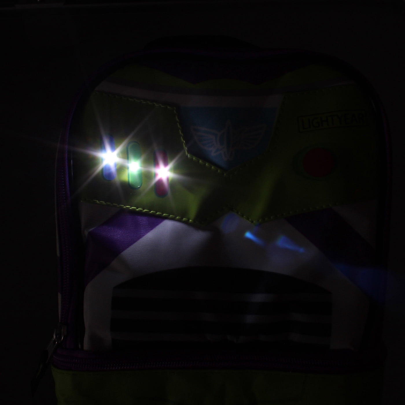 Toy Story Buzz Lightyear Lunch Box Dual Compartment Insulated Light Up Lunch Bag Tote