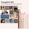 thumbnail image 4 of 6pcs Ear Wax Removal Kit Ear Wax Removal Tool Spiral Ear Pick Spoon Stainless Steel Rose Gold, 4 of 11