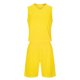 thumbnail image 2 of Conjuntos de camisetas sin mangas de cuello redondo para niños, conjunto de traje de fútbol de color sólido para juegos deportivos universitarios, partidos de rendimiento, uniformes de entrenamiento y, 2 of 5