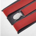 thumbnail image 4 of Toptie Unisex Suspenders Solid Color Y-Back Clip Suspender - 1 Inch Wide-Red, 4 of 7
