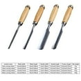 thumbnail image 3 of Binwennn Big Angle Large Protractor 20 Wood Carving Tools – Pr Ofessional 4X Woodworking Chisel Set | Ergonomic Hand Tools For Carpenters & Beginners | Portable, 3 of 8