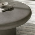 thumbnail image 2 of Modway Argos Table Basse Ronde en Béton pour Mobilier de Patio Intérieur - Extérieur, Gris, 2 of 9