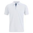 thumbnail image 2 of LTTVQM Mens Polo Shirts Short Sleeve Basic 3 Buttons Golf Shirt Soft Breathable T-Shirt Performance Business Clothing White 3XL, 2 of 8