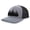 Heather Grey/Black, variant on Pine Trees Forest Tamarack Woods Men's Embroidered Mesh Back Trucker Hat, Brown/Khaki