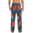 thumbnail image 4 of FORMRS Mens Pajama Pants with Pockets Soft Cotton Sleepwear Lounge Bottoms, Sizes S-2XL, Christmas Berries, 4 of 7