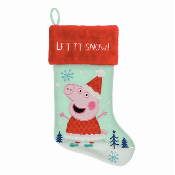 Peppa Pig Holiday Stocking 20"