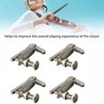 thumbnail image 2 of Violin Fine Tuner, Easy Installation 4Pcs Long Lasting Violin Adjuster Metal  For Musical Instrument, 2 of 7