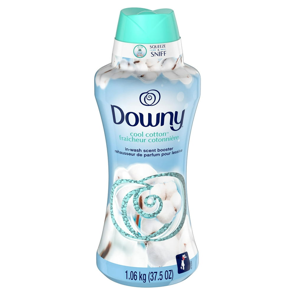 Downy InWash Scent Booster Beads, Cool Cotton Scent (37.5 Ounce