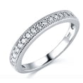 thumbnail image 5 of 2.50 Ct Round Cut Real 14K White Gold Engagement Wedding Ring Set Matching Band, 5 of 7