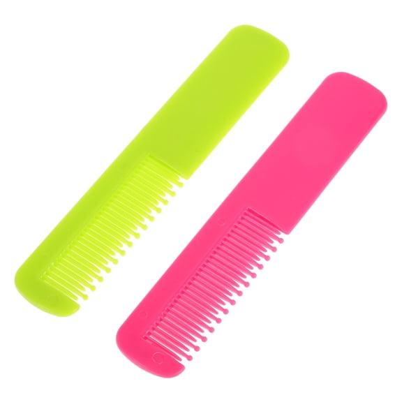BESTYASH Baby Hair Brush Set, Soft and Grooming Comb for Newborns, Rose , 2 Pieces