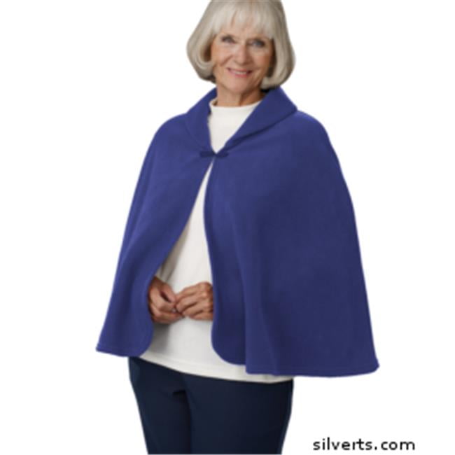 Silverts 302900301 Womens Warm Bed Jacket Cape Or Bed Shawl Violet, One Size Walmart Canada