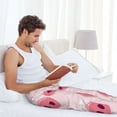 thumbnail image 6 of Picia Cute Pig Nose Mens Soft Woven Cotton Elastic Waistband Sleep Pajama Pant Lounge Sleep Pant With Pockets And Drawstring-XX-Large, 6 of 9