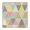 Multi Color Triangle, variant on Multi Color Triangle Checkered Pattern Square Fitted Tablecloth with Elastic Edge,Square Table Cover,Washable Elastic Table Cover for Home Kitchen Party Decor 34"x34"
