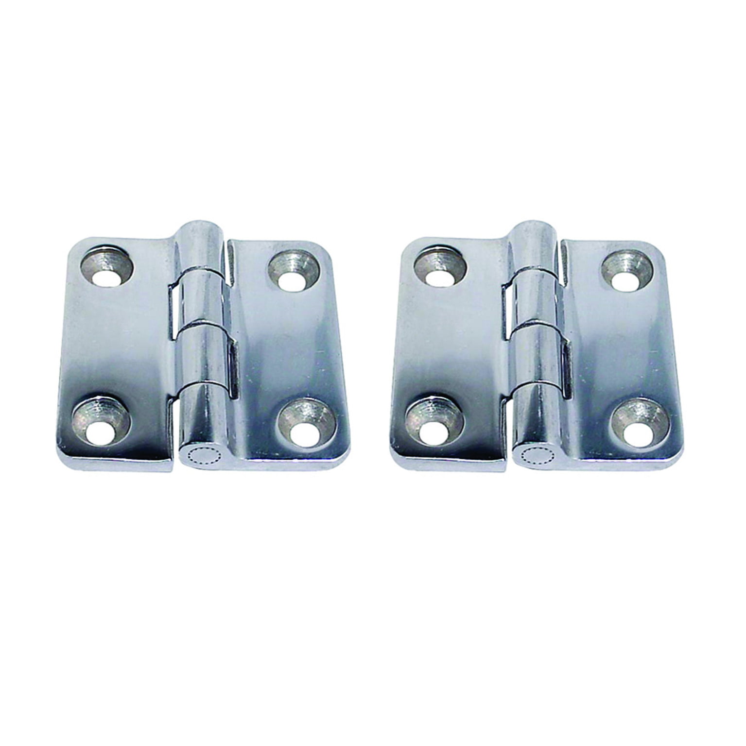 2 piece Stainless Steel Butt Hinge with holes 3.5" long X 1" wide 