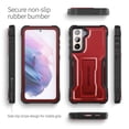thumbnail image 4 of ExoGuard For Samsung Galaxy S21 Plus 5G Case，Full-Body Phone Case with Kickstand (Red), 4 of 8