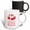 Multicolor, variant on 3drose, Woman Lips, the Flag of Denmark. Danish Kiss Text. Patriotic Gift, 11oz Two-tone Blue Mug