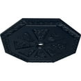 thumbnail image 3 of 29 1/8"OD x 2 1/4"ID x 1 1/8"P Spring Octagonal Ceiling Medallion (Fits Canopies up to 3"), Hand-Painted Midnight Dream, 3 of 6