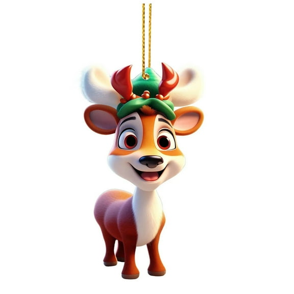 Utoimkio Cute Animal Christmas Ornaments 2024 Christmas Gifts for Kids Christmas Tree Ornaments,Xmas Tree Hanging Decor Party Supplies