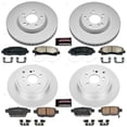 thumbnail image 2 of PowerStop Front and Rear Geomet Coated Brake Rotor and Pad Kit Fits: HONDA Select Models CRK5940, 2 of 5