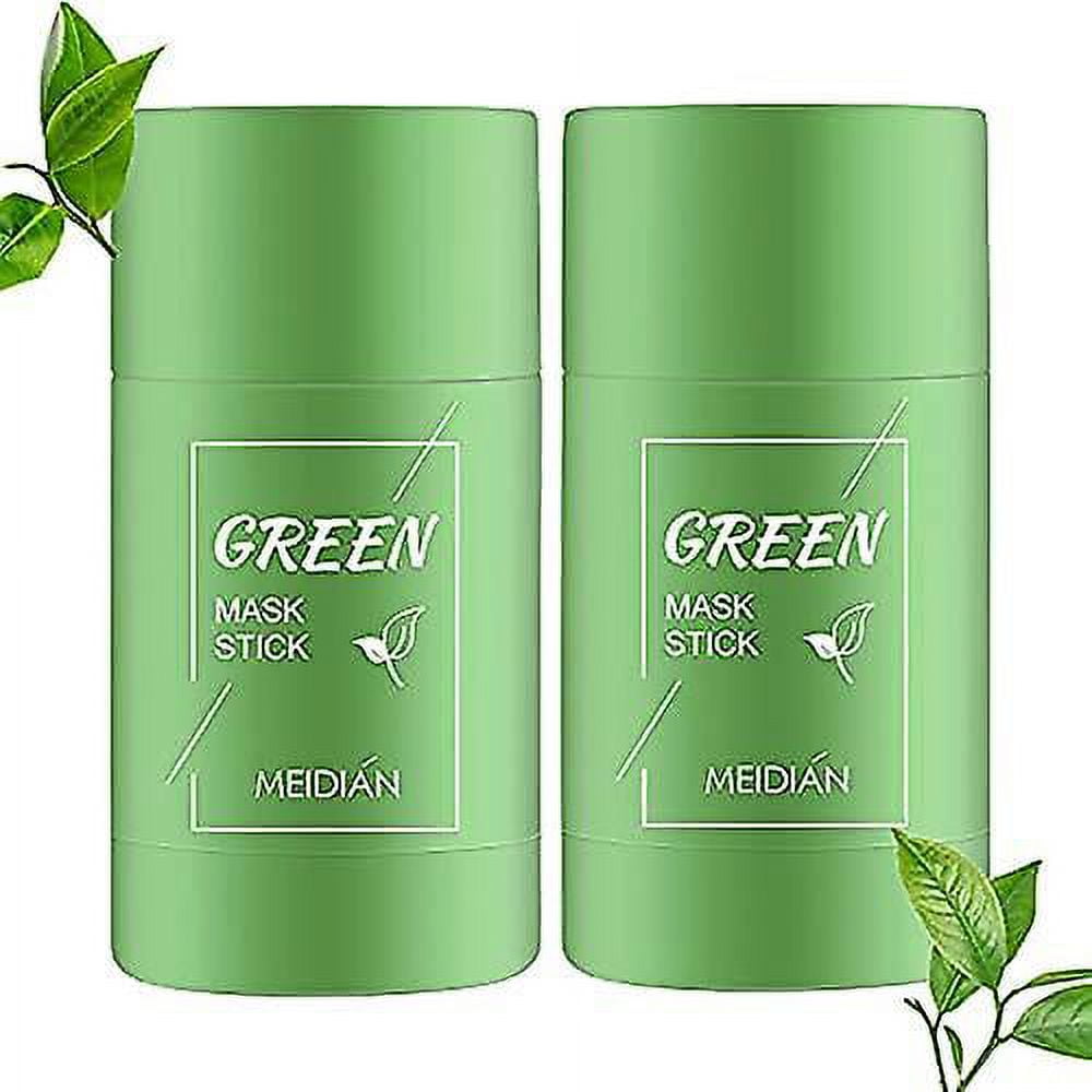 2pcs Green Mask Stick, Green Tea Cleansing Mask Stick Deep
