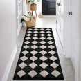 thumbnail image 3 of Alfombra Lahome Moroccan Trellis de 60 x 180 cm, lavable, negra, 3 of 9