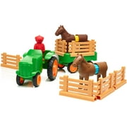 SmartMax My First Farm Tractor STEM Magnetic Animals Play Set for Ages 1-5
