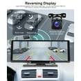 thumbnail image 5 of Portable Car Stereo Wireless Apple Carplay Android Auto with Dash Cam - S 9.3" HD Touch Screen Car Play Screen, GPS Navigation, Dual Bluetooth, FM Transmit, AUX, 5 of 7