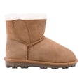 thumbnail image 3 of Kirkland Signature Kid's Girls Shearling Sheepskin Boot - Warm Easy On Winter Boot (Chestnut, 13 Little Kid), 3 of 5