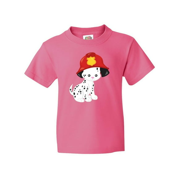 Inktastic Fireman Dog, Cute Dog, Puppy, Doggo, Dalmatian Youth T-Shirt