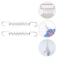 thumbnail image 3 of 2pcs Multi-hole Clothes Racks Clothes Storage Hanging Hangers Drying Racks, 3 of 7