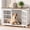 White, variant on TIME RAY 42" Dog Crate Furniture, Heavy-Duty Metal Dog House, Decorative Pet House that Doubles as an Indoor Side Table, Antique Black