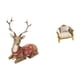 thumbnail image 5 of Figura de reno, alce y ciervo, adorno escultural para sala de estar, oficina, dormitorio, decoración de granja con sofá de madera en miniatura, modelo, 5 of 8