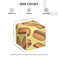 thumbnail image 4 of Fotbe Hot Dogs Porta Pañuelos Decorativo de Cuero, Caja Cuadrada Moderna para Pañuelos Faciales, Organizador y Dispensador 5x5x5'', 4 of 7
