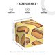 thumbnail image 4 of Balery Hot Dogs Porta Pañuelos de Cuero con Estampado – Funda Moderna Cuadrada para Caja de Pañuelos, Dispensador 5x5x5'', 4 of 7