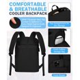 thumbnail image 4 of Mochila térmica NECKORY 22L impermeable a prueba de fugas negra, 4 of 7