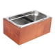 thumbnail image 4 of Recipiente de acero inoxidable para recoger los posos de café, lavable, estable, base antideslizante, asiento de madera para máquinas de espresso,, 4 of 9