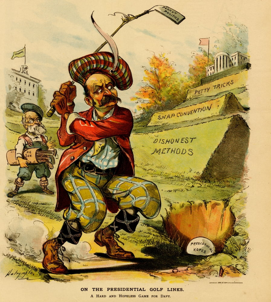 Political satire of Presidential politics calling activities such as