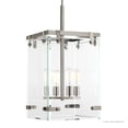 thumbnail image 7 of Urban Ambiance Luxury Mid-Century Modern Hall & Foyer, Size: 28-3/8"H x 14-3/4"W, with Luxe Style Elements, Brushed Nickel Finish and Clear Shade, UHP2443, 7 of 7