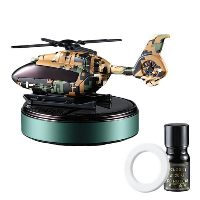 Solar Helicopter Car Perfume Diffuser Long Lasting Car Aromatherapy Freshers✨y B8Z0