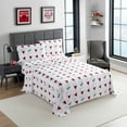 thumbnail image 2 of NBA Officially Licensed Chicago Bulls Microfiber Bed Sheet Set - Queen, 2 of 5
