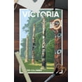 thumbnail image 2 of Victoria, British Columbia, Totems along Forest Edge (12x18 Wall Art Poster, Room Decor), 2 of 3
