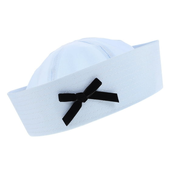 HONMEET Blue  Women Sailor Costume Nautical Theme Hat