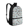 thumbnail image 2 of KUIFORTI Cute Otter Bookbag For Girls Middle School Backpack For Boys 12-14 Anti Theft Zipper Shoulder Bag with Front Compartment Study Accessories Organizer Bookbag for Students, 2 of 6