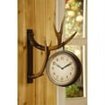 thumbnail image 4 of Deer Park Clock Tan Resin 16" Ht. Farmhouse Style, 4 of 6