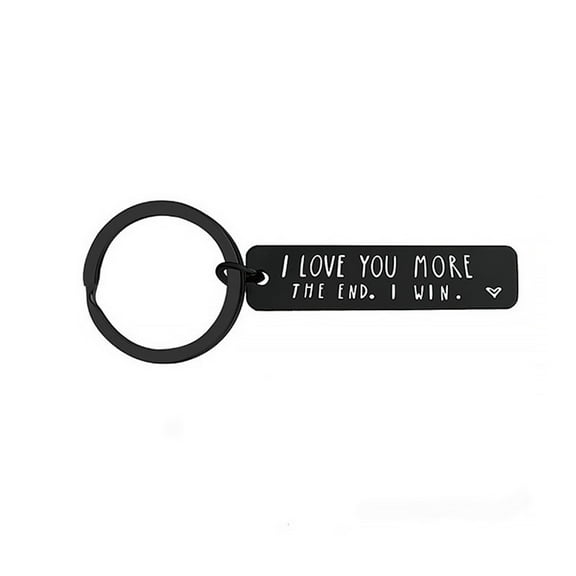 Racsoh 2024 Gifts for Christmas, Christmas Decorations, I Like You More The End I Win Funny Christmas Gift Keychain