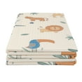 thumbnail image 3 of Nuby Reversible and Foldable Baby Playmat for Floor for Infants, Safari, 3 of 14