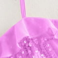 thumbnail image 6 of Sequins Camisole Tops for Women Party Club Cropped Going Out Outfits Sleeveless Sparkly Shiny Cami Disco Blouses (S, Purple), 6 of 6