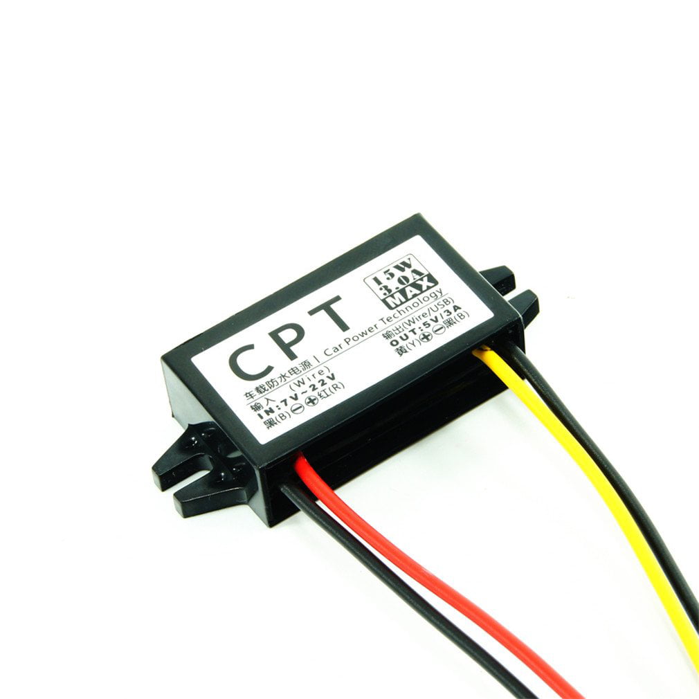 CPT-UL-1 DC to DC Converter Regulator 12V to 5V 15W Car Led Display Power Supply 